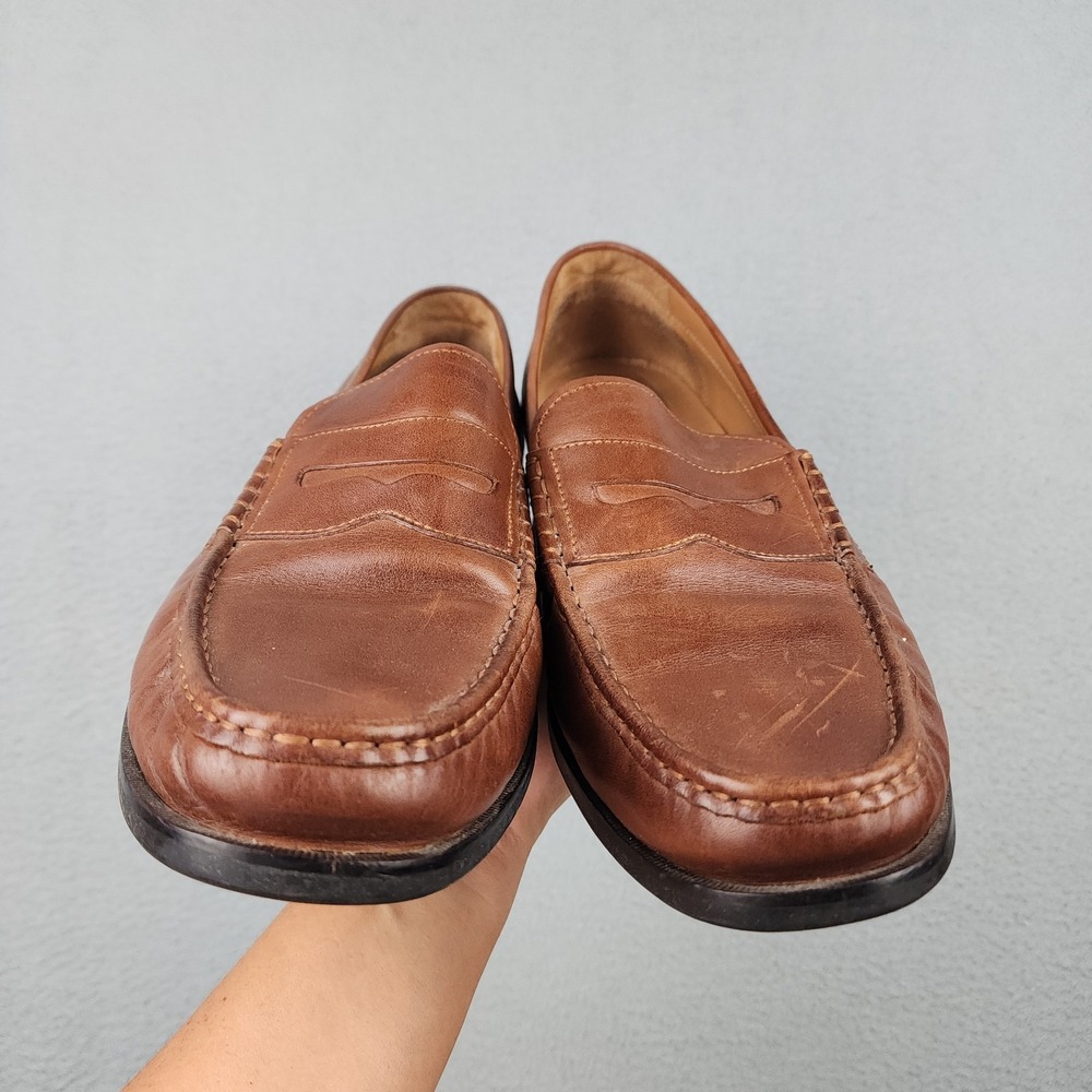 Cole Haan Pinch Grand Classic Loafer Shoes Mens Size 11.5M Brown Leather Slip On